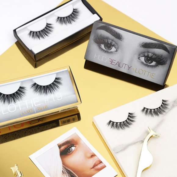 BNIB HUDA BEAUTY - Luxe Silk Lashes in Lottie #19 - Picture 1 of 7